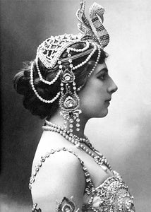 Mata Hari Porträt - Original Gusswerk