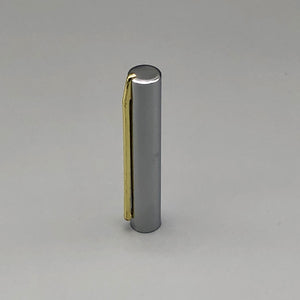 Slim chrom/gold X-Pen Tintenroller Kappe